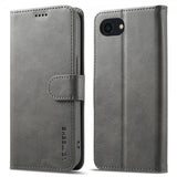 Lc.Imeeke iPhone 16e/17e -kuoret korttipaikalla, jalustatoiminnolla, harmaa