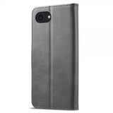 Lc.Imeeke iPhone 16e/17e -kuoret korttipaikalla, jalustatoiminnolla, harmaa