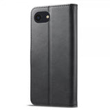 Lc.Imeeke iPhone 16e/17e -kotelo korttipaikalla ja jalustatoiminnolla, musta