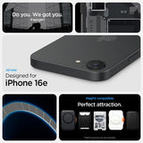 Spigen iPhone 16e/iPhone 17e -kuori Ultra Hybrid Zero One MagFit, musta