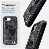 Spigen iPhone 16e/iPhone 17e -kuori Ultra Hybrid Zero One MagFit, musta
