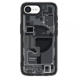 Spigen iPhone 16e/iPhone 17e -kuori Ultra Hybrid Zero One MagFit, musta