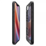 Spigen iPhone 16e/iPhone 17e -kuori Ultra Hybrid Zero One MagFit, musta