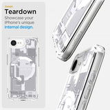 Spigen iPhone 16e/iPhone 17e Ultra Hybrid Zero One MagFit -suojakuori, valkoinen