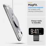 Spigen iPhone 16e/iPhone 17e Ultra Hybrid Zero One MagFit -suojakuori, valkoinen