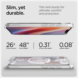 Spigen iPhone 16e/iPhone 17e Ultra Hybrid Zero One MagFit -suojakuori, valkoinen
