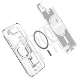 Spigen iPhone 16e/iPhone 17e Ultra Hybrid Zero One MagFit -suojakuori, valkoinen