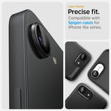 Spigen iPhone 16e/17e Kameran suoja GLAS.tR EZ Fit Optik Pro 2-pakkaus