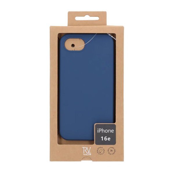 iPhone 16./17. Kuori Silikoni Sininen