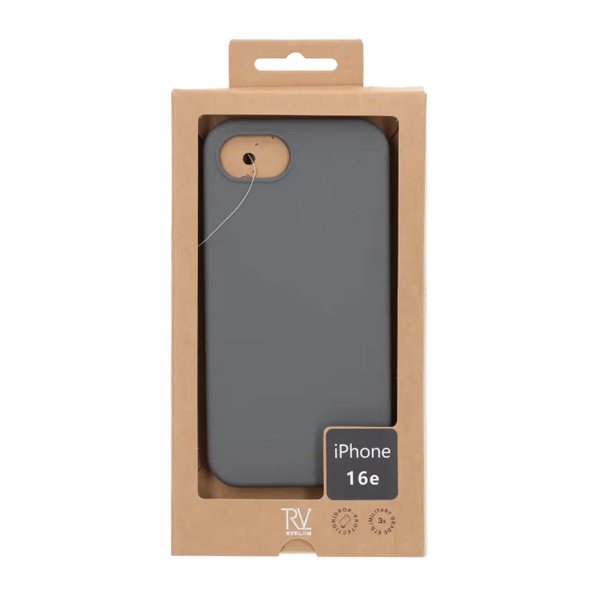 iPhone 16e/17e Silikonisuojakuori Harmaa