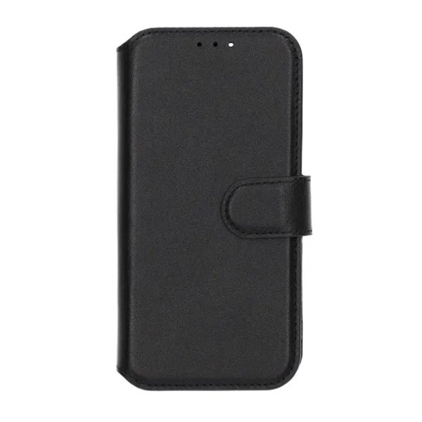 Rvelon iPhone 16e/17e Kotelo Aidosta Nahasta Musta