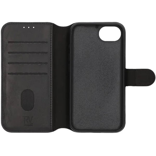 Rvelon iPhone 16e/17e Kotelo Magneettisesti irrotettava kuori Musta