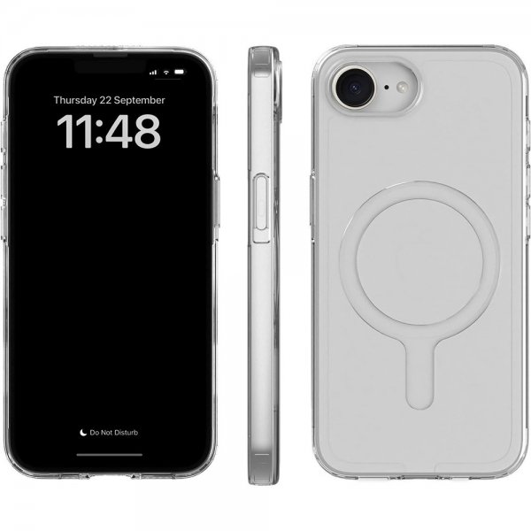 agood company iPhone 16e/17e -kuoret CLRPRTCT Läpinäkyvä
