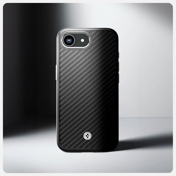 Spigen iPhone 16/17 -suojakuori Enzo Aramid MagFit Matte Black