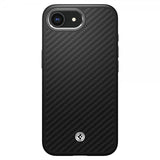 Spigen iPhone 16/17 -suojakuori Enzo Aramid MagFit Matte Black