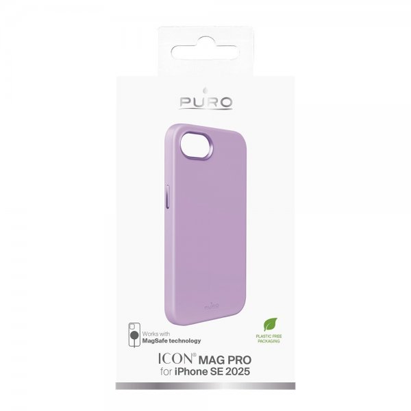 Puro iPhone 16e/17e kuori ICON Mag Pro vaaleanpunainen
