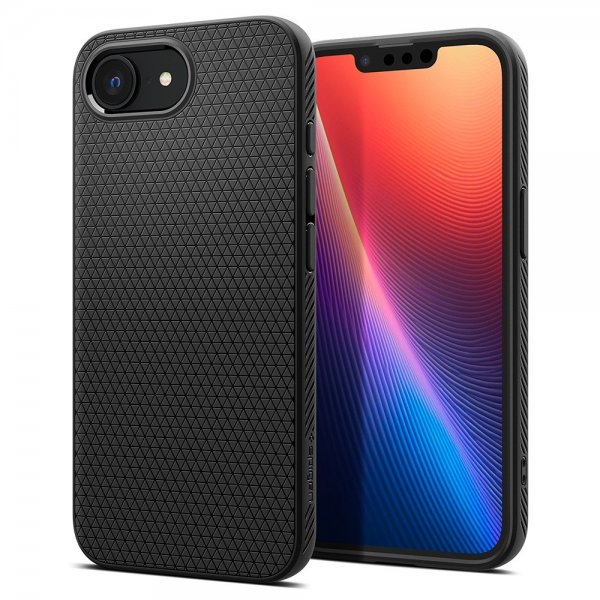 Spigen iPhone 16e/17e Suojakuori Liquid Air MagFit Matte Black