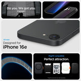 Spigen iPhone 16e/17e Suojakuori Liquid Air MagFit Matte Black
