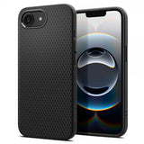 Spigen iPhone 16/17 -kuori, Liquid Air, mattamusta