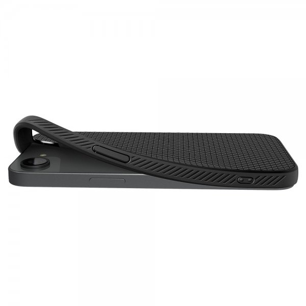 Spigen iPhone 16/17 -kuori, Liquid Air, mattamusta
