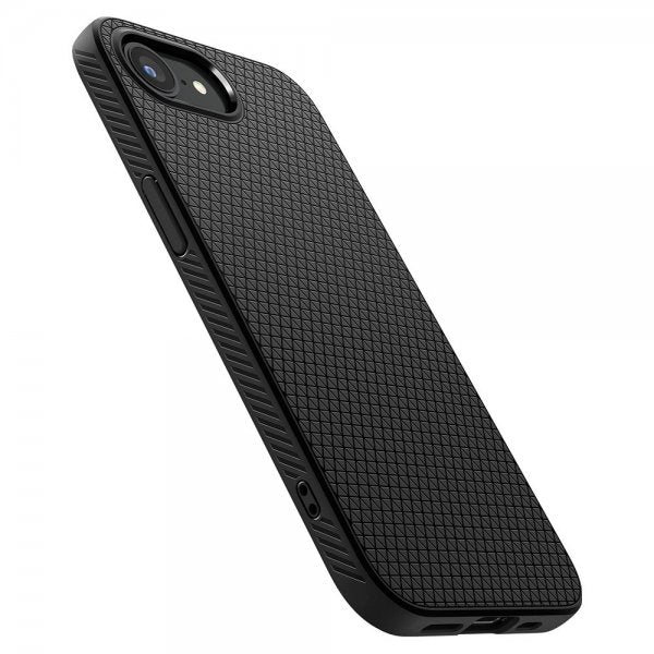 Spigen iPhone 16/17 -kuori, Liquid Air, mattamusta
