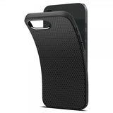 Spigen iPhone 16/17 -kuori, Liquid Air, mattamusta