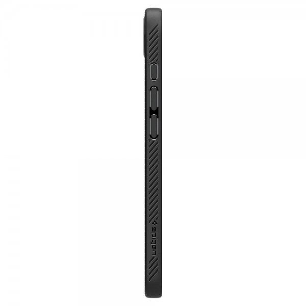 Spigen iPhone 16/17 -kuori, Liquid Air, mattamusta