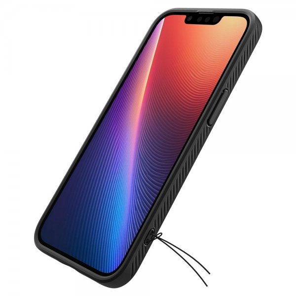 Spigen iPhone 16/17 -kuori, Liquid Air, mattamusta