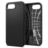 Spigen iPhone 16/17 -kuori, Liquid Air, mattamusta