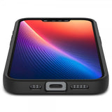 Spigen iPhone 16/17 -kuori, Liquid Air, mattamusta