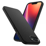 Spigen iPhone 16/17 -kuori, Liquid Air, mattamusta
