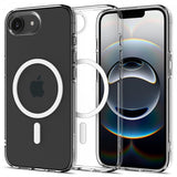 Spigen iPhone 16/17 Kuori Liquid Crystal MagFit Clear White