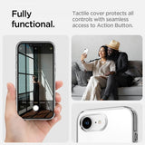 Spigen iPhone 16/17 Kuori Liquid Crystal MagFit Clear White