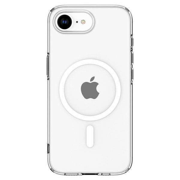 Spigen iPhone 16/17 Kuori Liquid Crystal MagFit Clear White