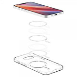 Spigen iPhone 16/17 Kuori Liquid Crystal MagFit Clear White