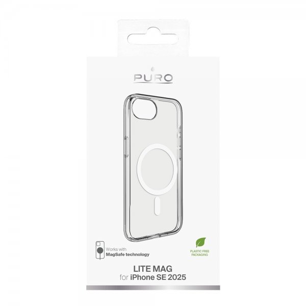 Puro iPhone 16e/17e Lite Mag läpinäkyvä suojakuori