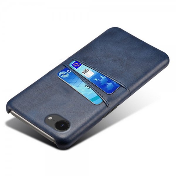 iPhone 16./17. Kuori kahdella korttipaikalla Sininen