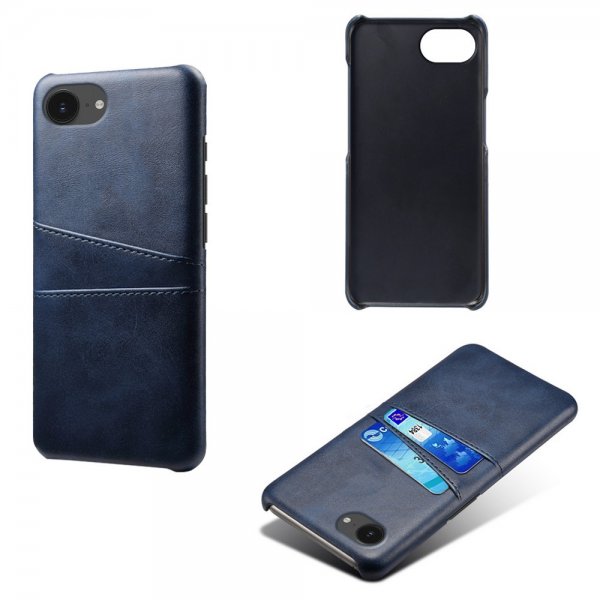 iPhone 16./17. Kuori kahdella korttipaikalla Sininen