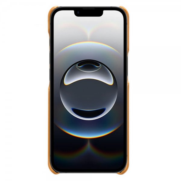 iPhone 16./17. kuori kahdella korttipaikalla, vaaleanruskea