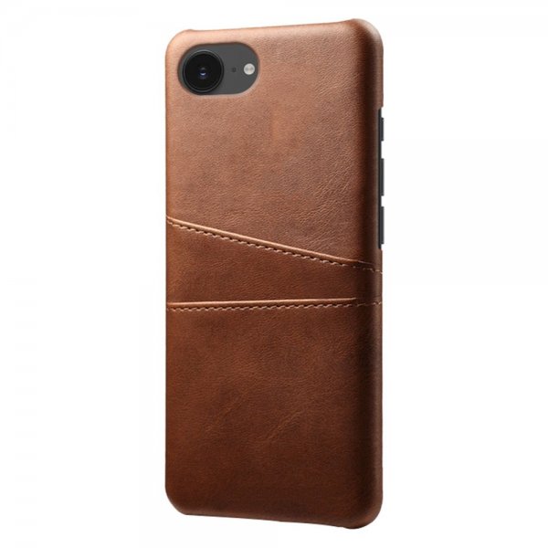 iPhone 16./17. Kotelo kahdella korttipaikalla, tummanruskea