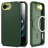 Spigen iPhone 16e/17e -kuori Nano Pop MagFit Avo Green