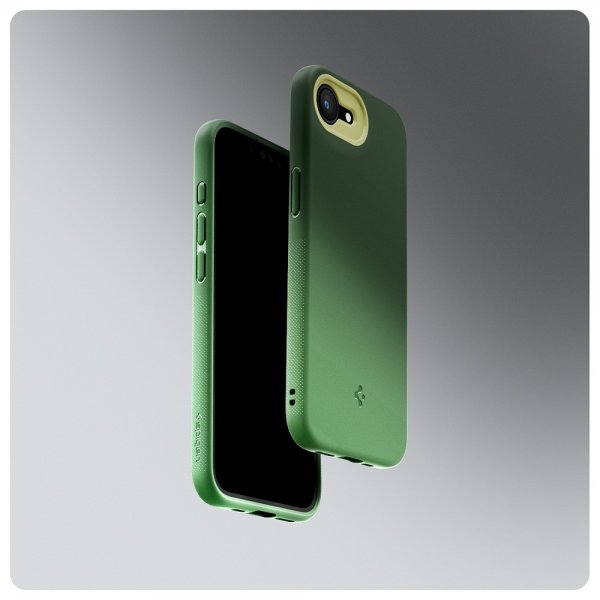 Spigen iPhone 16e/17e -kuori Nano Pop MagFit Avo Green