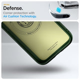 Spigen iPhone 16e/17e -kuori Nano Pop MagFit Avo Green