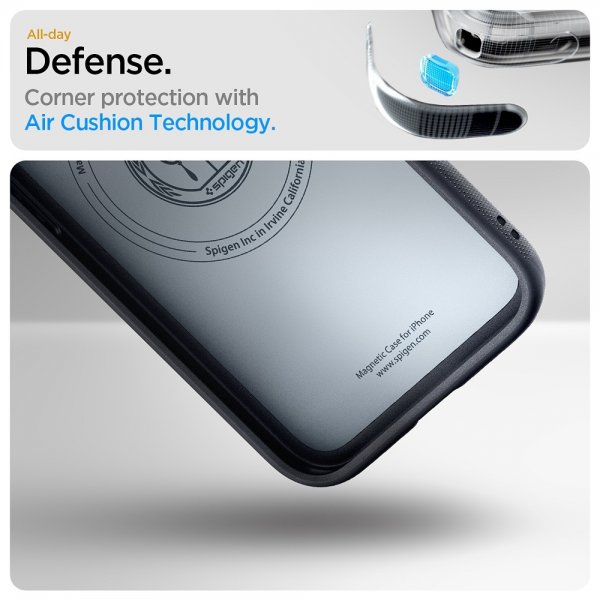 Spigen iPhone 16e/17e Suojakuori Nano Pop MagFit Black Sesame