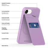 Dux Ducis iPhone 16e/17e -kuori Rafi II Series MagSafe violetti