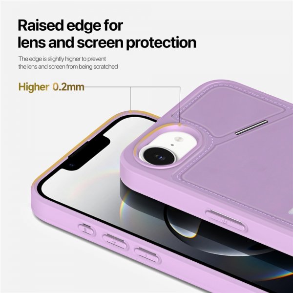 Dux Ducis iPhone 16e/17e -kuori Rafi II Series MagSafe violetti