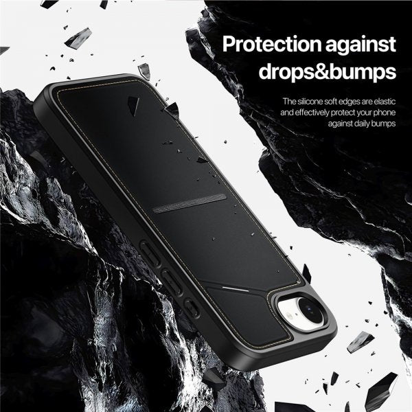Dux Ducis iPhone 16e/17e Kuori Rafi II Series MagSafe Musta