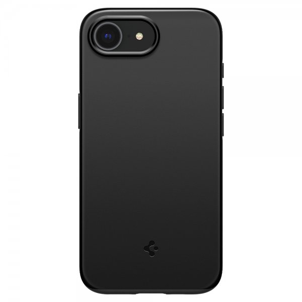 Spigen iPhone 16e/17e Thin Fit MagFit -kuori, musta