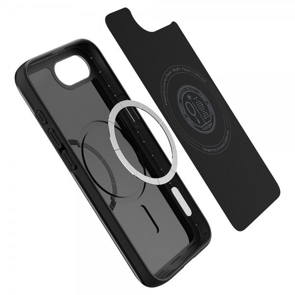 Spigen iPhone 16e/17e Thin Fit MagFit -kuori, musta