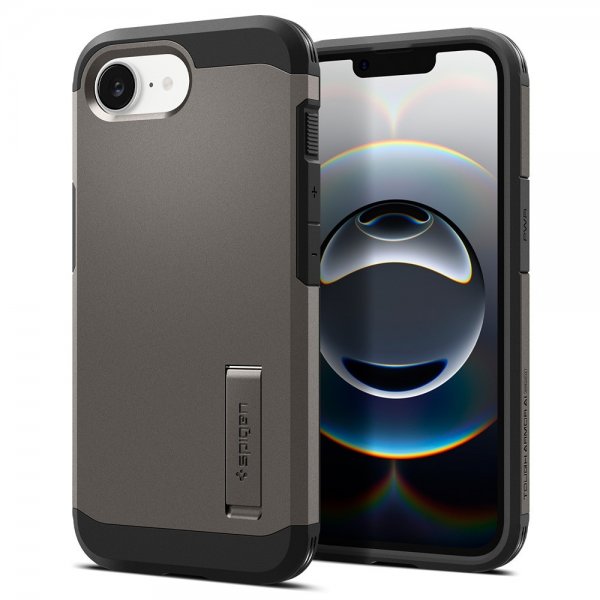 Spigen iPhone 16/17 -kuori, Tough Armor MagFit, Gunmetal